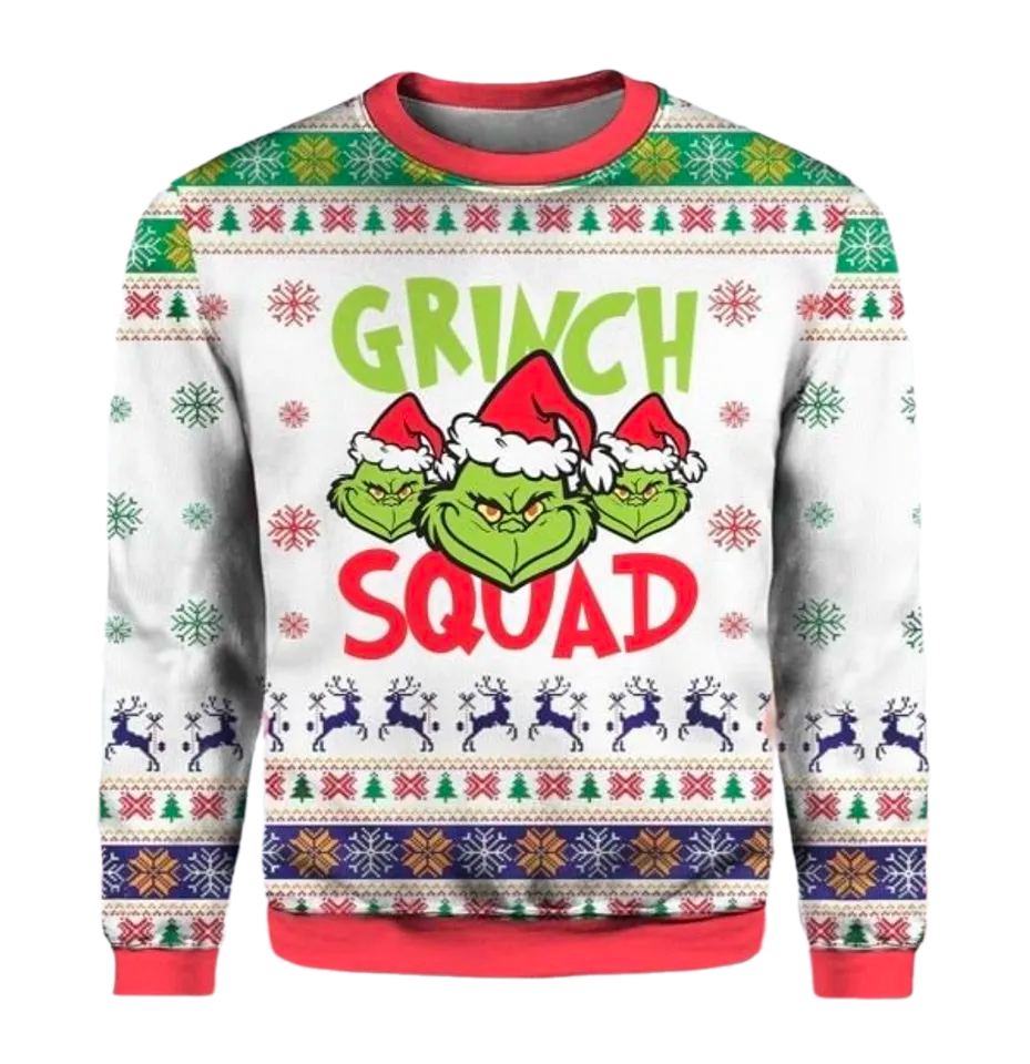 Funny Gr.inch Ugly Christmas Sweater For Men & Women Christmas Gift Sweater PT1426 - WeCustomit