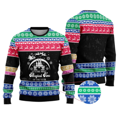 Its The Most Magic Time of the Year Ugly Christmas Sweater For Men & Women Christmas Gift Sweater US3849 - WeCustomit