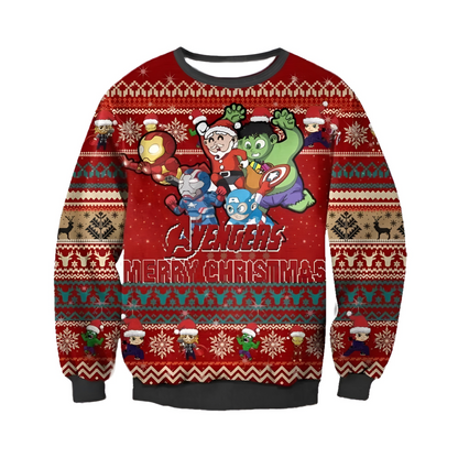 Avengers End Game Ugly Christmas Sweater For Men & Women Christmas Gift Sweater US3870 - WeCustomit