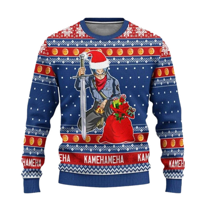 Future Trunks Dragon Ball Z Ugly Christmas Sweater For Men & Women Christmas Gift Sweater US4153 - WeCustomit