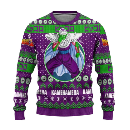 Piccolo Anime Dragon Ball Z Ugly Christmas Sweater For Men & Women Christmas Gift Sweater US4166 - WeCustomit