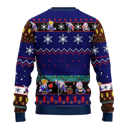 Trunk Anime Dragon Ball Z Ugly Christmas Sweater For Men & Women Christmas Gift Sweater US4171 - WeCustomit