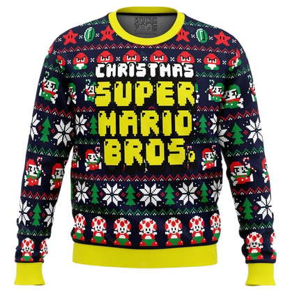Christmas Sup.er Ma.rio Bros Ugly Christmas Sweater For Men & Women Christmas Gift Sweater US4244 - WeCustomit