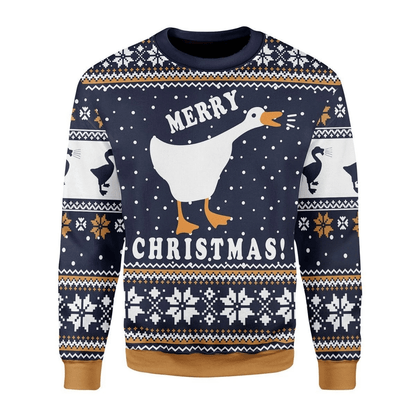 The Untitled Goose Ugly Christmas Sweater For Men & Women Christmas Gift Sweater US3455 - WeCustomit