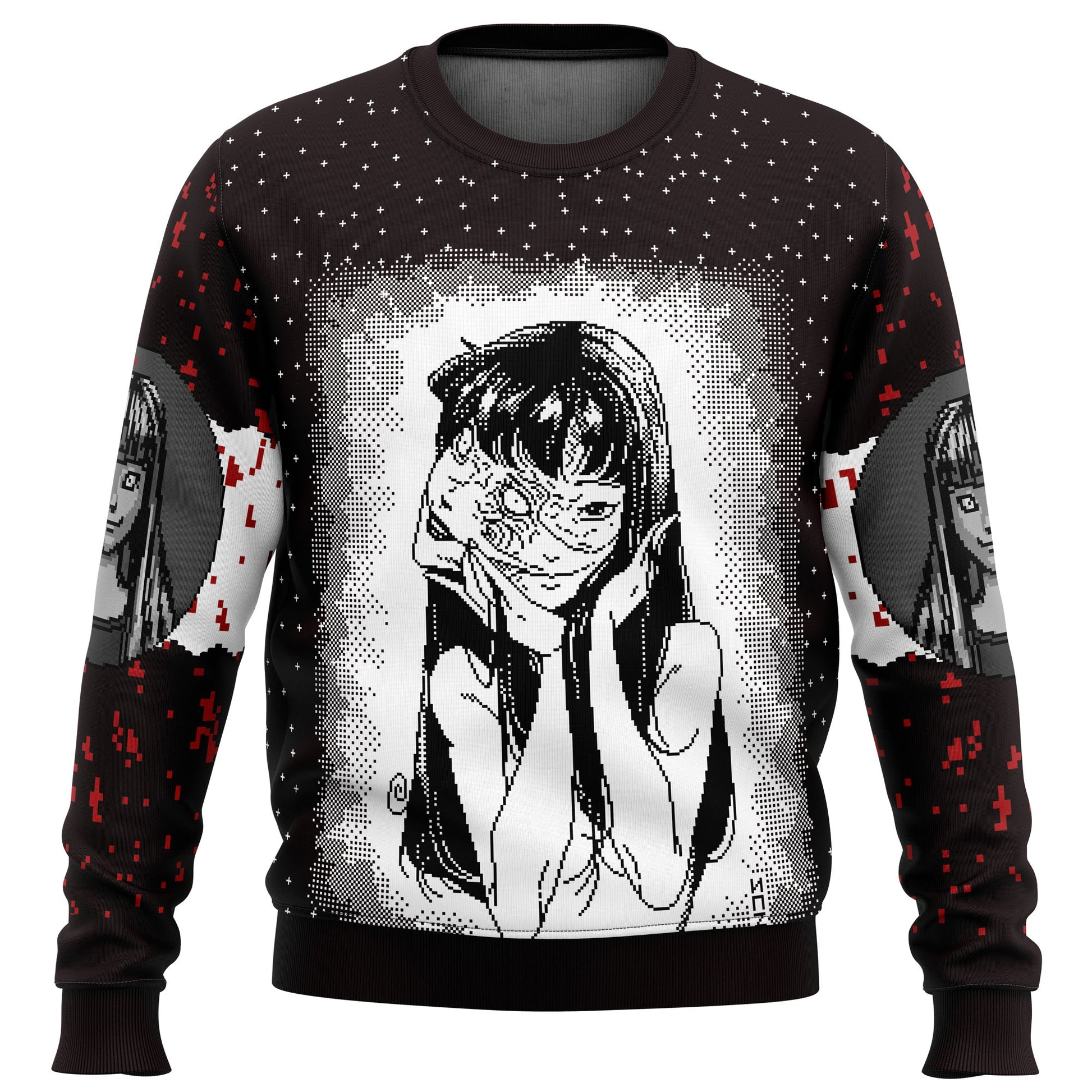 Tomie Junji Ito Ugly Christmas Sweater - WeCustomit