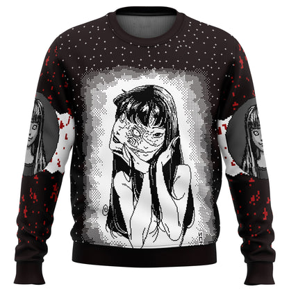 Tomie Junji Ito Ugly Christmas Sweater - WeCustomit