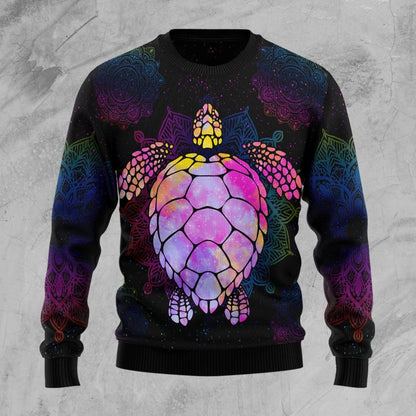 Turtle Purple Ugly Christmas Sweater For Men & Women Christmas Gift Sweater US3449 - WeCustomit