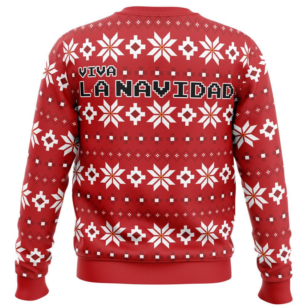 Viva La Navidad Santa Che Guevarra Ugly Christmas Sweater - WeCustomit
