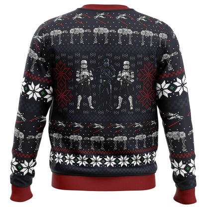 Wrath of the Empire Rogue One Star Wars Ugly Christmas Sweater - WeCustomit
