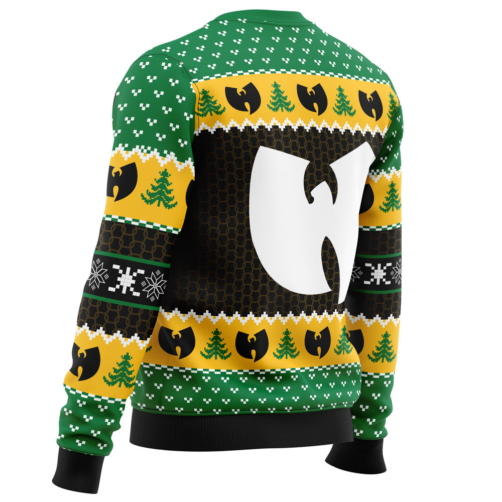 Yah It's Christmas Time Yo Wu Tang Clan Ugly Christmas Sweater - WeCustomit