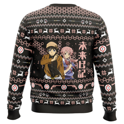Your Life is Fair Game Future Diary Ugly Christmas Sweater - WeCustomit